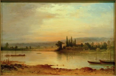 Blick auf das Ostende von Sachsenhausen