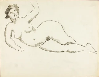 Liegender weiblicher Akt