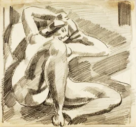 Liegender weiblicher Akt