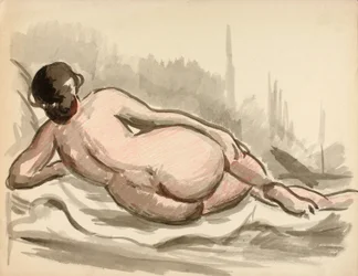 Liegender weiblicher Akt