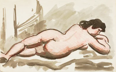 Liegender weiblicher Akt
