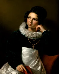 Rosalia Klieber, die Gattin des Bildhauers Josef Klieber