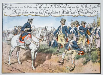 Am Morgen nach dem Angriff bei Hochkirch