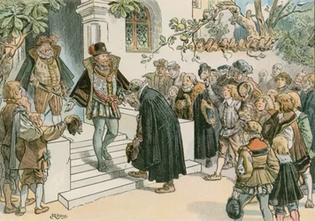 Joachim Friedrich eröffnet das Joachimsthalsche Gymnasium im Jahr 1607