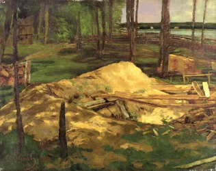 Sägemehlgrube, 1876