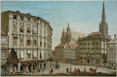 Der Stock-im-Eisen-Platz in Wien