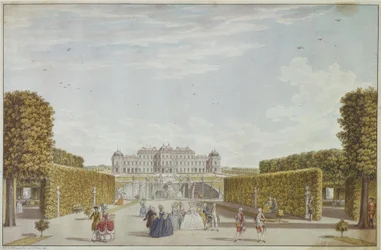 Wien, Oberes Belvedere / Schütz