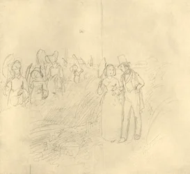 Institutsspaziergang, Mitte bis Ende 19. Jahrhundert, ca. 1924