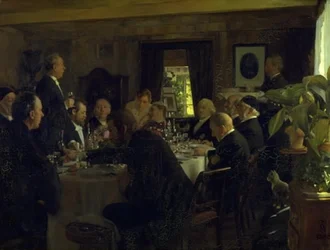 Mittagessen nach der Bischofsvisitation