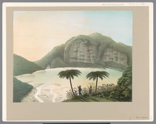 Kratersee des Vulkans Patocha auf Java