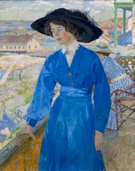 Mädchen in Blau