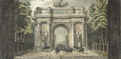 Fest in Catherinehof, 1824-1825