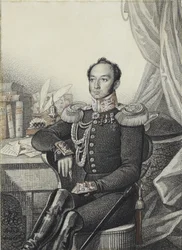 Porträt von Alexander Ivanovich Germann, 1822