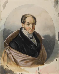 Porträt von Alexander Iwanowitsch Lorer 1779-1824, frühe 1820er Jahre