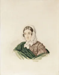 Porträt von Tatiana Petrovna Lvova 1789-1848, geb. Poltoratskaya, 1830er Jahre