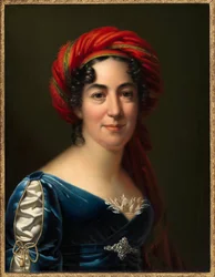 Porträt der Schriftstellerin Caroline Pichler, 1818