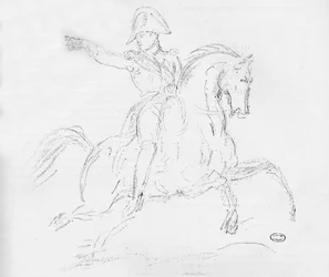 Napoleon zu Pferd, 18. Jahrhundert