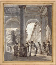 Der Königspalast im Jahr 1810