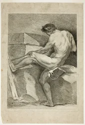 Figur, aus Sechs Figuren Académiques
