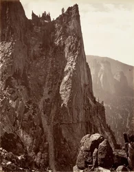 Sentinel Rock, Yosemite, ca. 1872, gedruckt ca. 1876