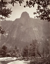 Sentinel Rock, Yosemite, ca. 1872, gedruckt ca. 1876