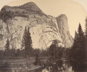 Nordkuppel links - Königliche Bögen - Washington-Säule, 1861, Yosemite