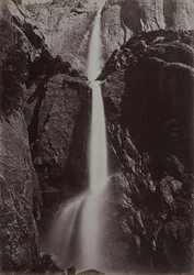 Yosemite Falls, Ansicht von unten, ca. 1878