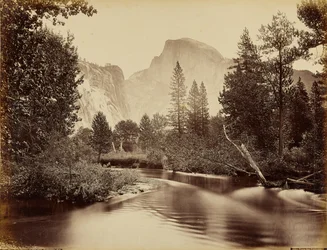 Der Half Dome, 4,953 Fuß, Yosemite, Kalifornien