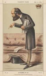 Vanity Fair: Staatsmann, Nr. 23 Er ist zu ehrlich ein Tory für seine Partei und Zeit, 1869