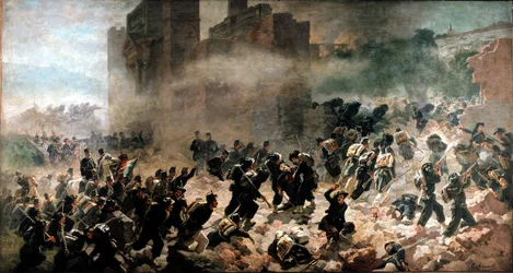 La breche de la Porta Pia, Rom (20. September 1870)
