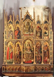 Madonna mit Kind und Heiligen, Polyptychon