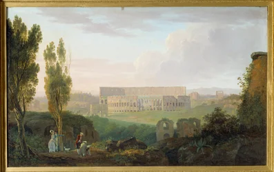 Das Kolosseum vom Palatin aus gesehen