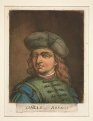 Camillo Bocacci, aus Ritratti di pittori (Porträts von Malern)