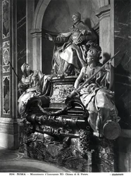 Denkmal für Papst Innozenz XI., ca. 1697 (Marmor)