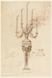 Entwurf für einen Kandelaber