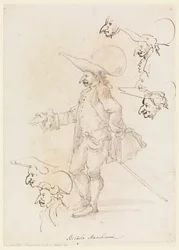 Karikaturen, ca. 1725–75