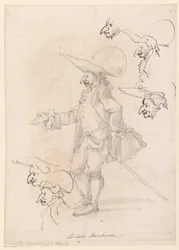Karikaturen, ca. 1725–75