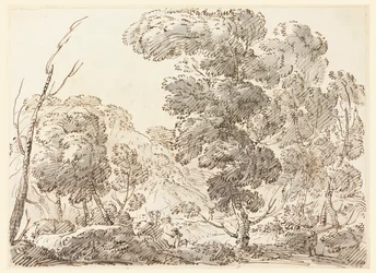 Straße in einem bergigen Land