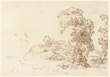 Ansicht eines Bauernhofs