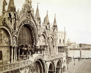 Die Pferde der Basilika San Marco in Venedig - Fotografie von C. Naya