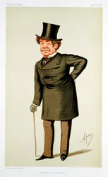 William Howard Russell, irisch-britischer Journalist, 1875