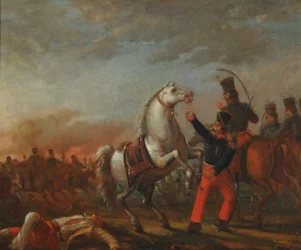 Kavallerieangriff - Serie Bräuche und Sitten von Buenos Aires