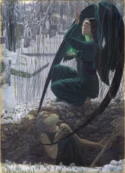 Der Tod des Totengräbers La mort du fossoyeur, 1895-1900