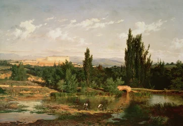 Landschaft mit einem Fluss, Manzanares