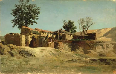 Dächer auf dem Principe Pio Berg