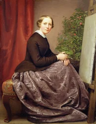 Selbstporträt, 1855