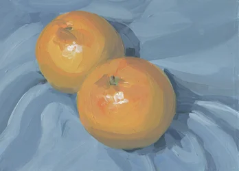 Frische Orangen Stillleben