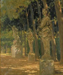 Kreuzung am Ende des Tapis Vert, Versailles