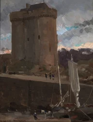 La Tour de Solidor in St. Severin, Normandie, ca. 1877