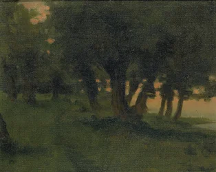 Am Ufer des Rheins, nahe St. Germain am Mont d